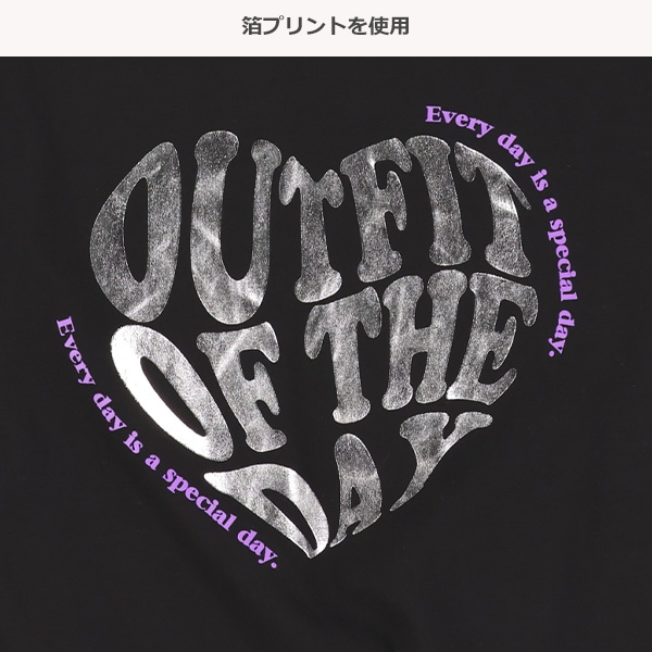 メタリックロゴ半袖Tシャツ