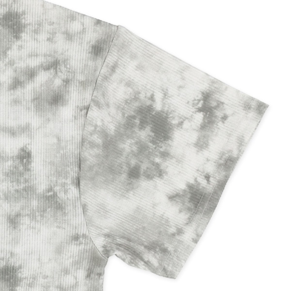 テレコむら染め風くまロゴ半袖Tシャツ