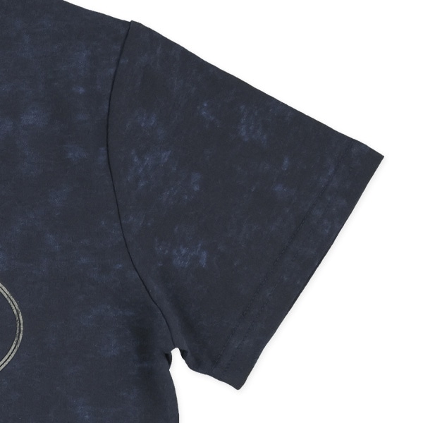 クロップド丈ピグメント風ロゴ半袖Tシャツ