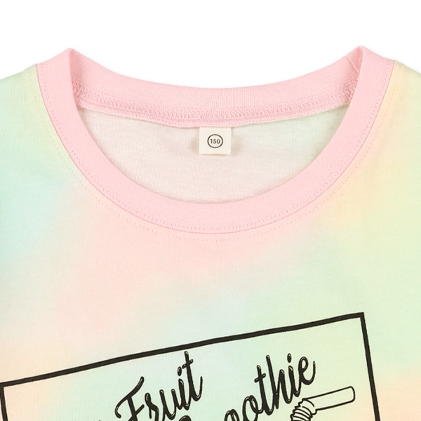 タイダイ風星ハートカップ半袖Tシャツ