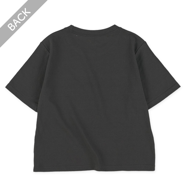 風景転写クロップド丈半袖Tシャツ