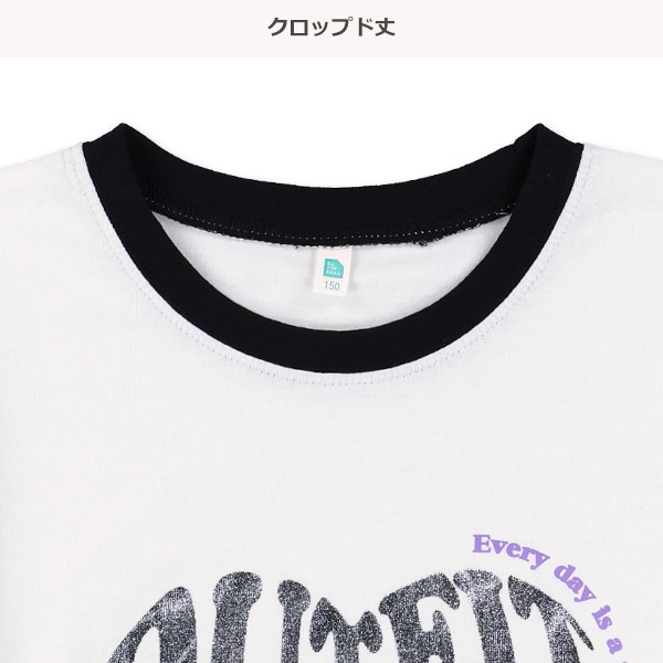 メタリックロゴ半袖Tシャツ