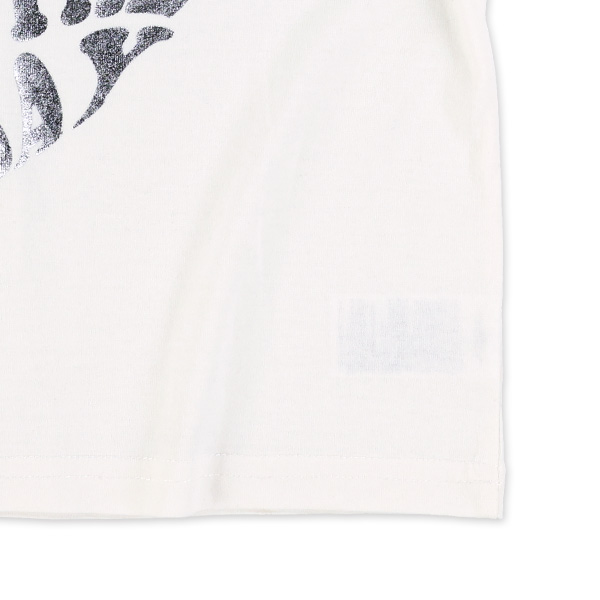 メタリックロゴ半袖Tシャツ