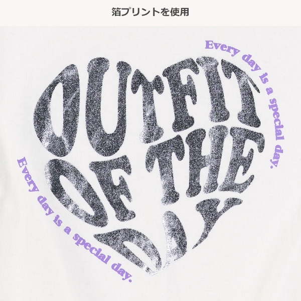 メタリックロゴ半袖Tシャツ