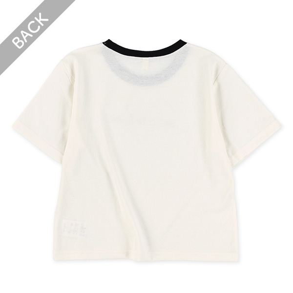 ラインストーンロゴ半袖Tシャツ