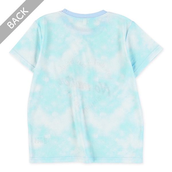 ロゴタイダイ風半袖Tシャツ
