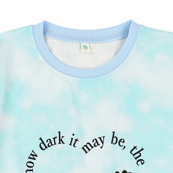 ロゴタイダイ風半袖Tシャツ