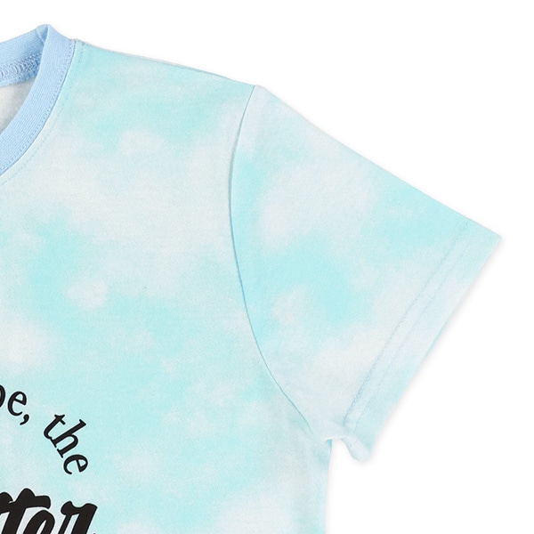 ロゴタイダイ風半袖Tシャツ