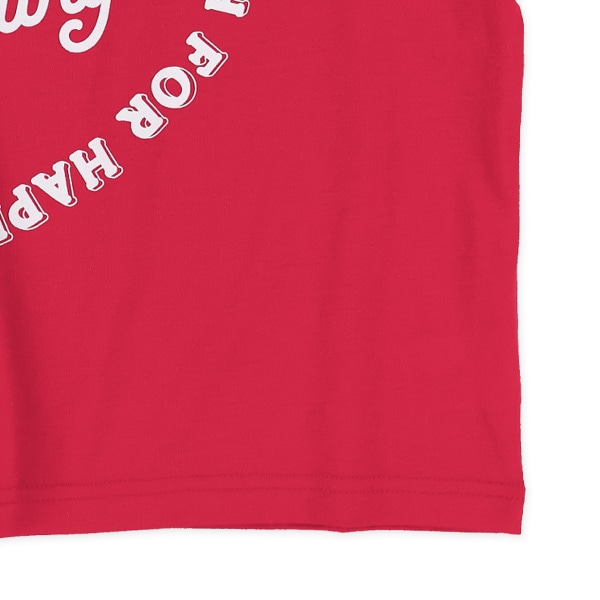 リンガーハートロゴショート丈半袖Tシャツ