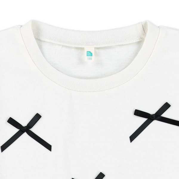 リボン半袖Tシャツ