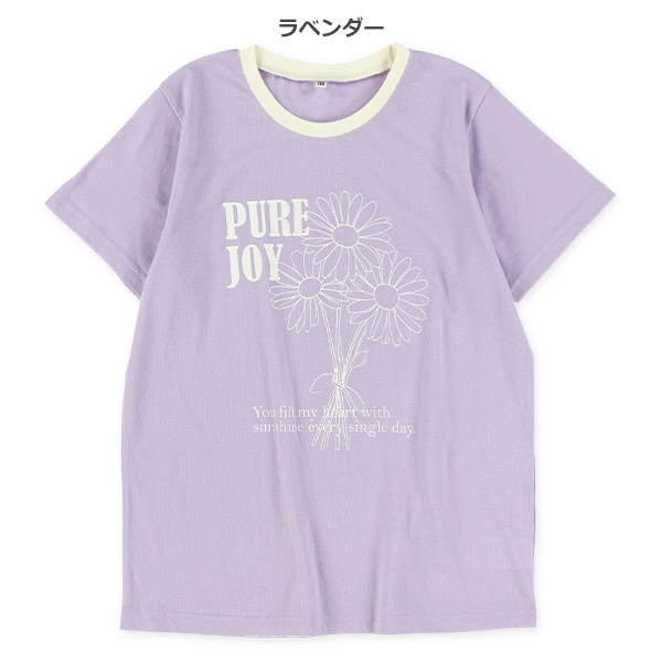 アニマル・花柄半袖Tシャツ