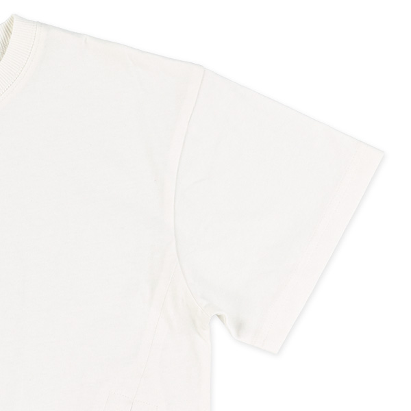 裾リボンレースアップ半袖Tシャツ