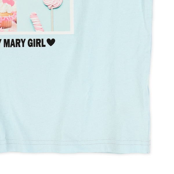 肩ファスナー半袖Tシャツ