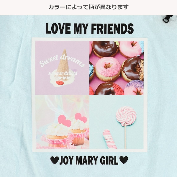 肩ファスナー半袖Tシャツ