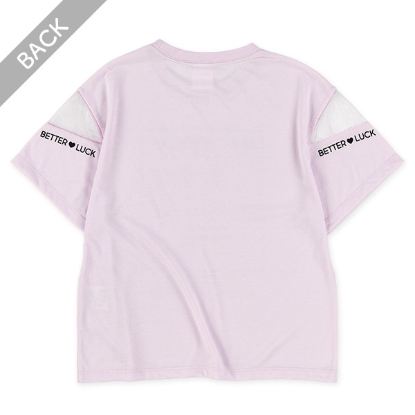 袖メッシュベアグミ半袖Tシャツ