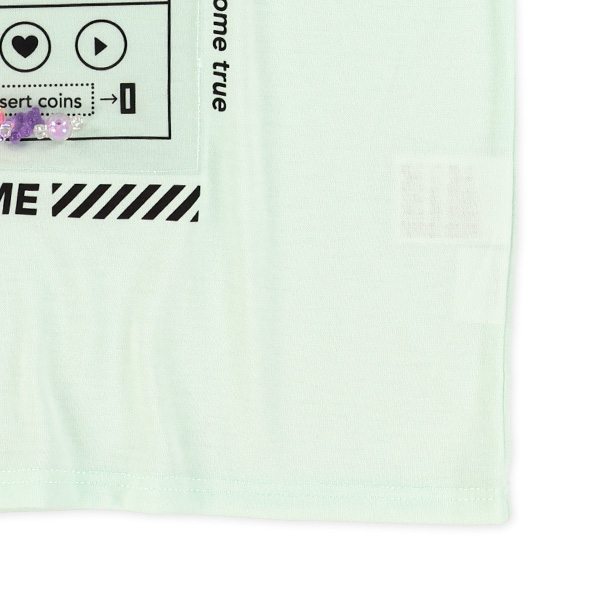 PVCくまUFOキャッチャー半袖Tシャツ