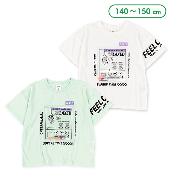 PVCくまUFOキャッチャー半袖Tシャツ