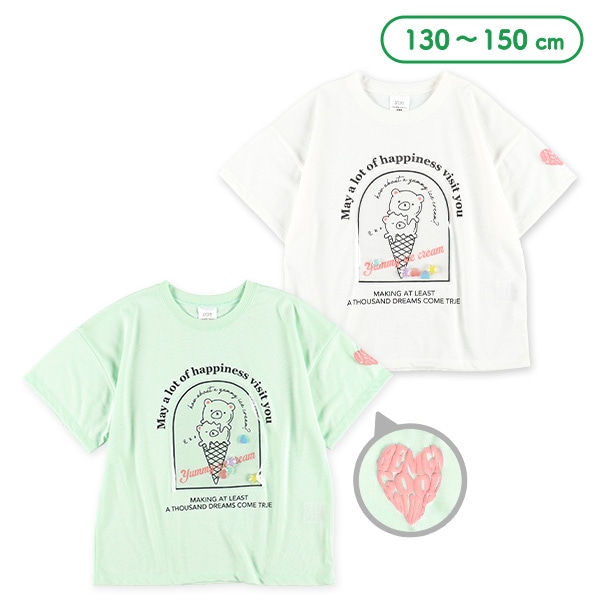 PVCくまアイス半袖Tシャツ