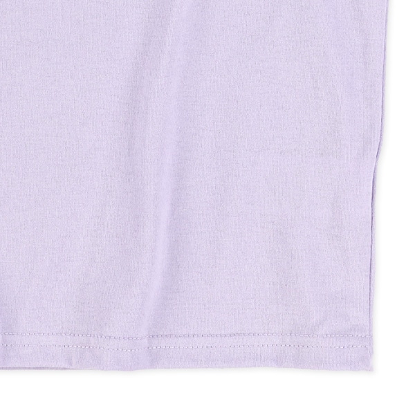 ヒョウ柄ロゴ肩あきレイヤード風半袖Tシャツ