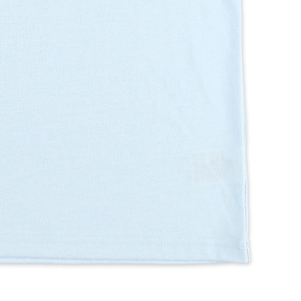 くまレインボー発泡ラメ肩あき半袖Tシャツ