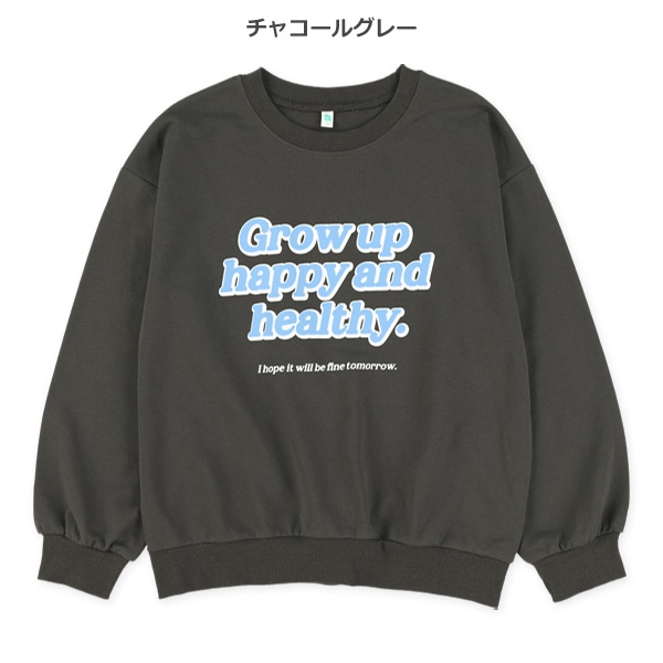 ミニ裏毛英字ロゴトレーナー