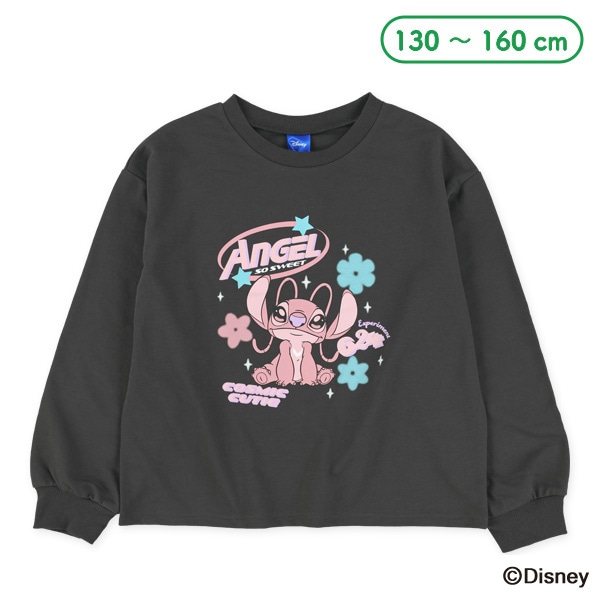ミニ裏毛長袖Tシャツ（リロ＆スティッチ）