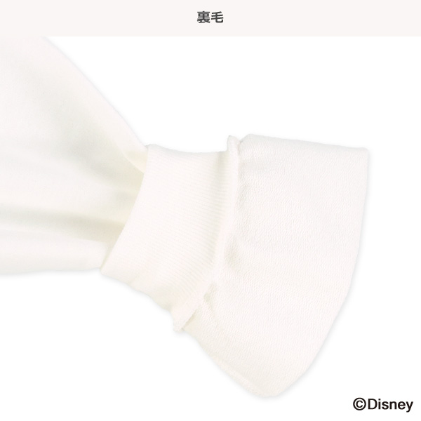 ミニ裏毛ロゴ長袖Tシャツ（ミニーマウス）