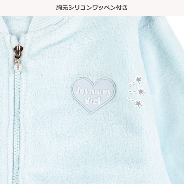 シャギーフリースレースアップブルゾン