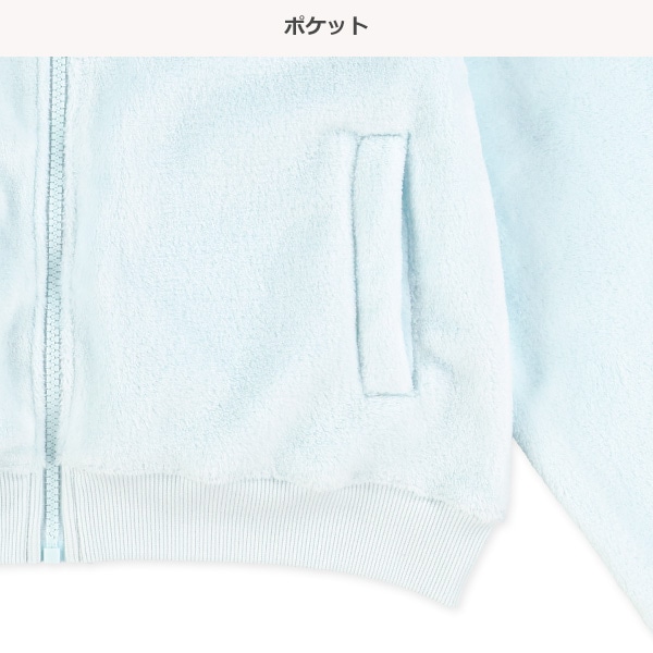 シャギーフリースレースアップブルゾン