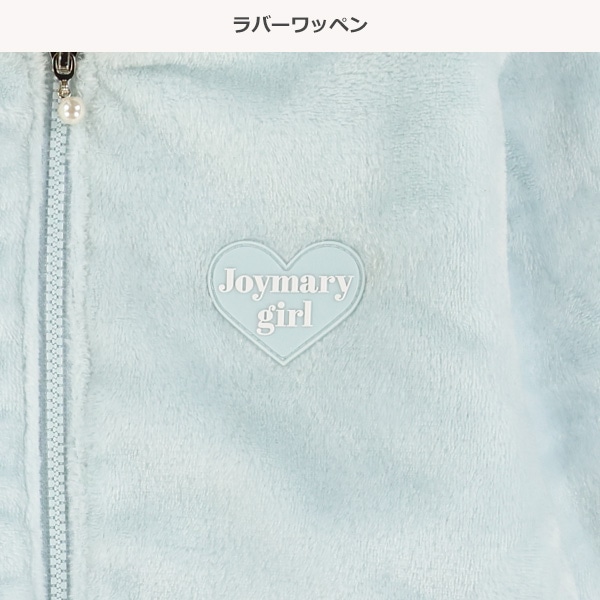 フリース袖レースアップブルゾン