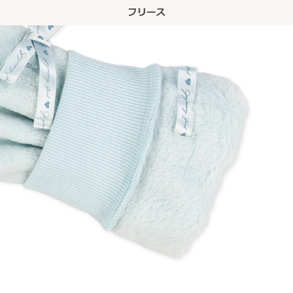 フリース袖レースアップブルゾン