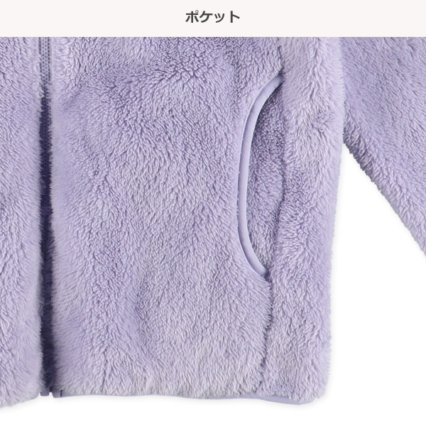 フリース無地ジャケット