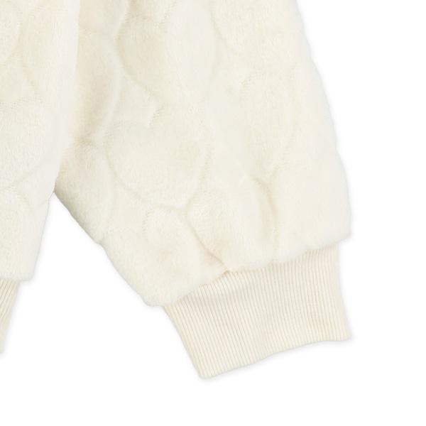 ハート型押しフリースジャケット