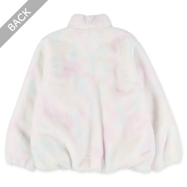 オーロラファーボア総柄ジャケット