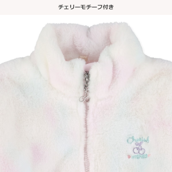 オーロラファーボア総柄ジャケット