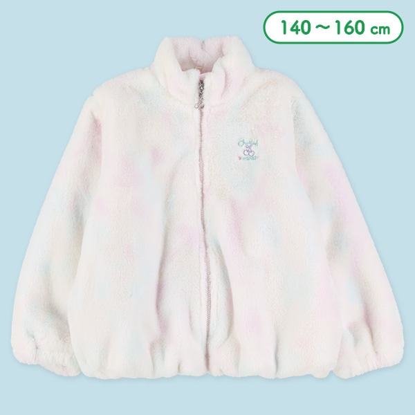 オーロラファーボア総柄ジャケット