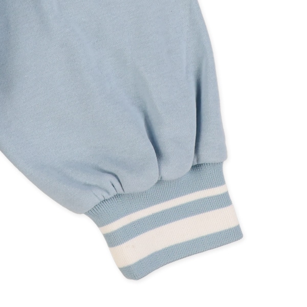 裏起毛カーデレイヤード風長袖トレーナー