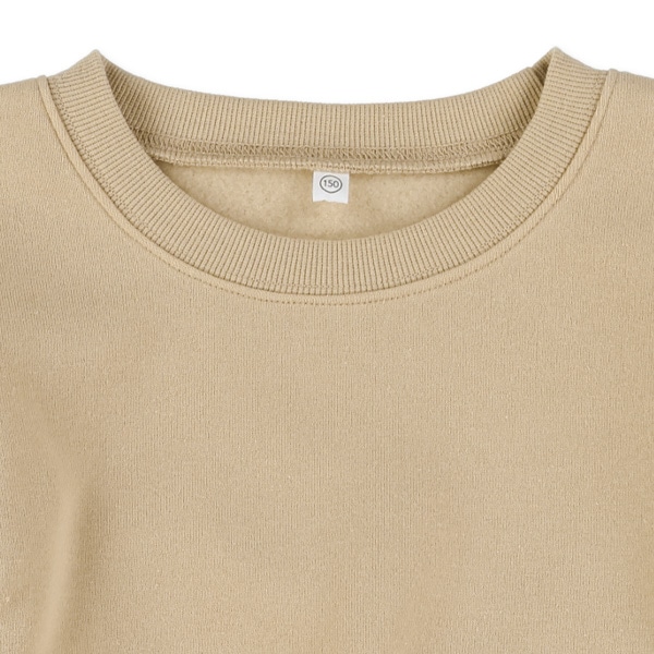 裏起毛袖ワッフルボアトレーナー