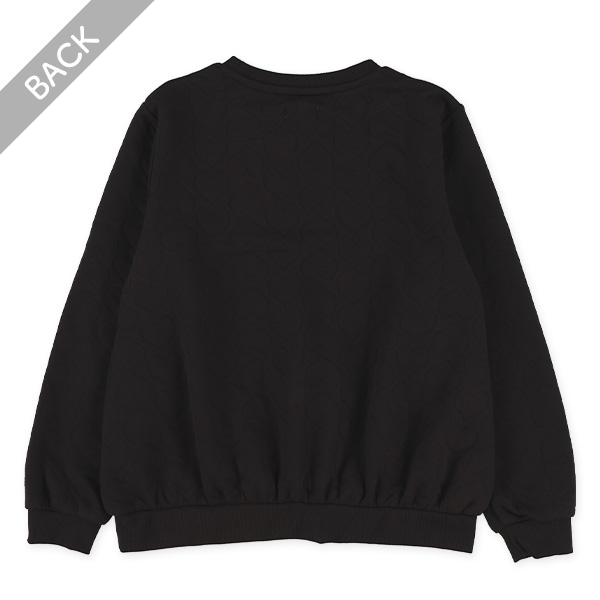 ニットキルトハートトレーナー