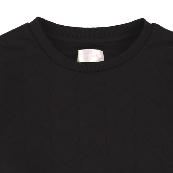 ニットキルトハートトレーナー