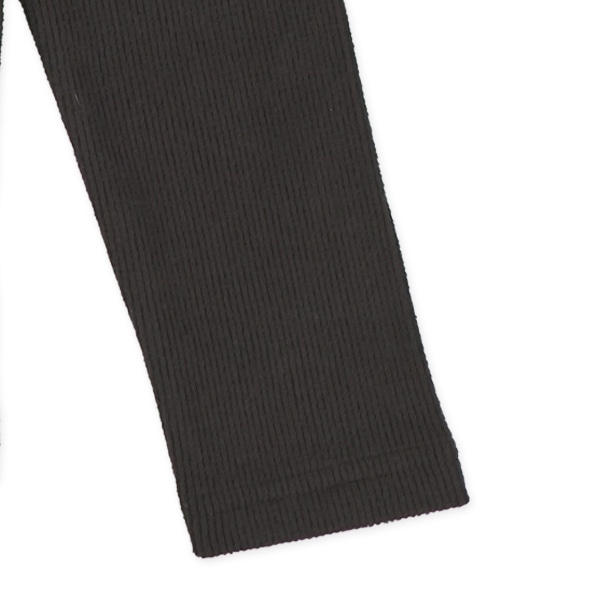 ワッフル起毛ハイネック長袖Tシャツ