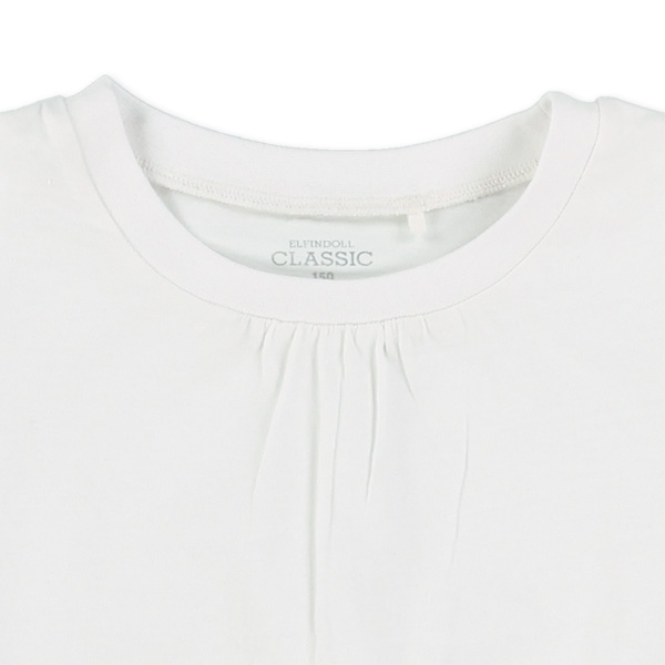 袖レースフレンチTシャツ
