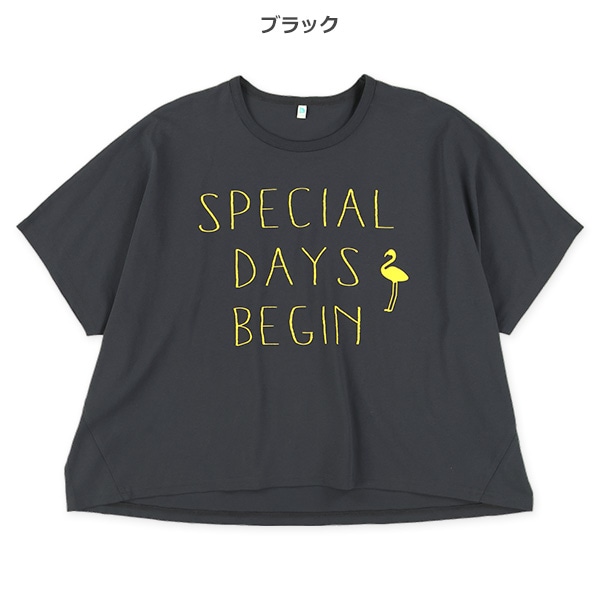BIGシルエットロゴフレンチTシャツ