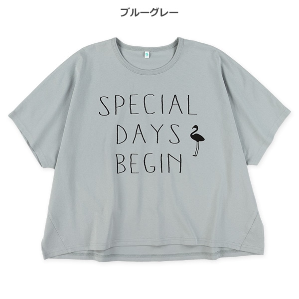 BIGシルエットロゴフレンチTシャツ