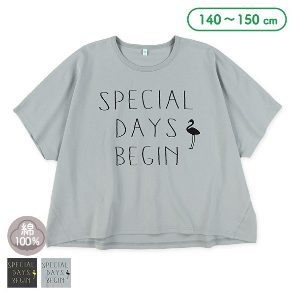 BIGシルエットロゴフレンチTシャツ