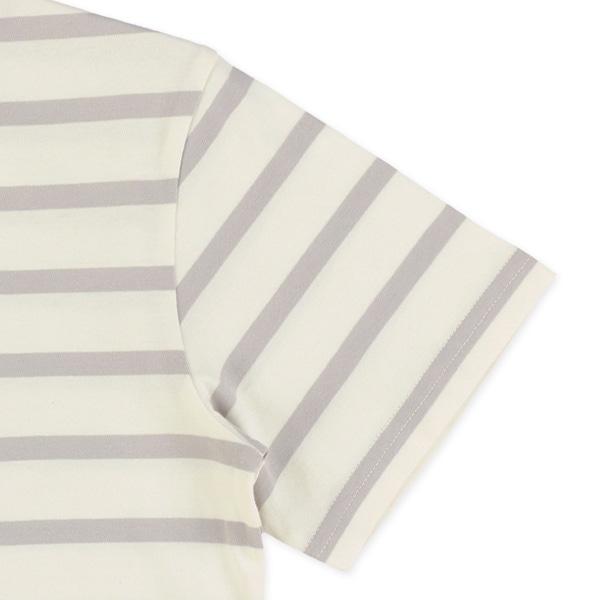 シングルボーダー半袖Tシャツ