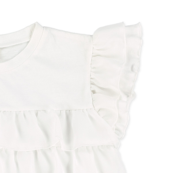 シフォンフリルフレンチTシャツ