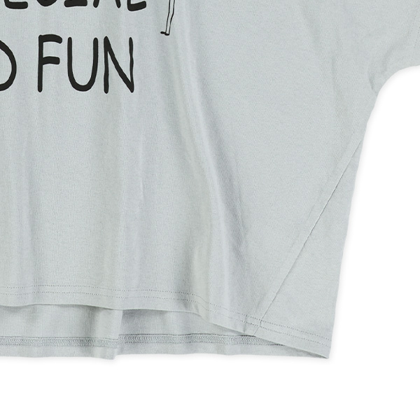 ビッグシルエットロゴフレンチTシャツ