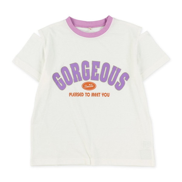 メッシュベスト＆肩開き半袖Tシャツセット