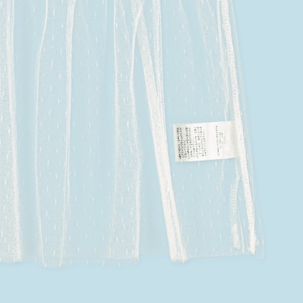 ドットチュールキャミビスチェ&半袖ロゴTシャツセット